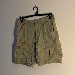 Men's Baggy Tan Cargo Shorts